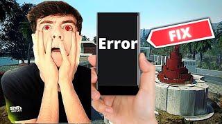 how to fix call of duty mobile sorry there was an error