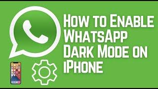 How to Enable WhatsApp Dark Mode | iPhone