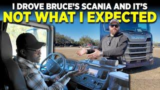 I drove Bruce Wilson's 2025 Scania and it was not what I expected!