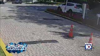 Video shows mother with baby in stroller being hit by pickup truck near Aventura’s Williams Island