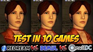 REDREAM vs NullDC vs DEMUL 10 GAMES  | PERFORMANCE TEST | What is the best Dreamcast emulator?