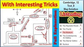 Cambridge 12 Test 8 Listening Map Solution