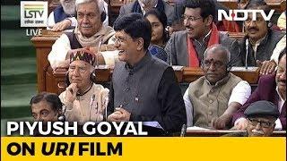 Budget 2019: Piyush Goyal's "Josh" Moment, As Film 'Uri' Crops Up During Budget