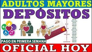  3 ¡DEPÓSITO ANTICIPADOS! Adultos Mayores, Claudia les ENVÍA UNA SORPRESA