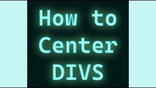 How to Center a DIV -  HTML & CSS Tutorial