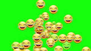 Green Screen Laughing Emoji #free