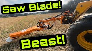 Samasz Saw Blade Ultimate Weapon for Hedges and Trees! Mr B!