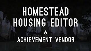 Housing Editor & Achievement Vendor - ESO Homestead