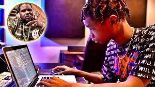 Honorable C Note 13 year old Nephew MaPa is a Beast on FL Studio! Makes Insane Beat 10 Minutes!