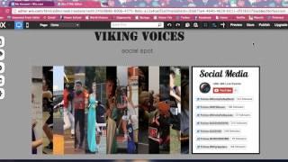 Creating a CMS Website with WIX - Social Media Project