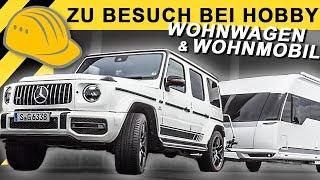 WOHNWAGEN FÜR DEN G63 AMG! BESUCH IM HOBBY WOHNWAGEN WERK!