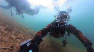 Tauchgang im Baggersee Rankweil Paspels / Dive in the gravel pit lake Rankweil Paspels