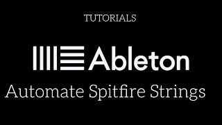 Ableton - Automate Spitfire Strings Articulations