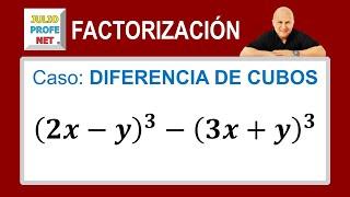 FACTORIZAR UNA DIFERENCIA DE CUBOS - Ejercicio 2