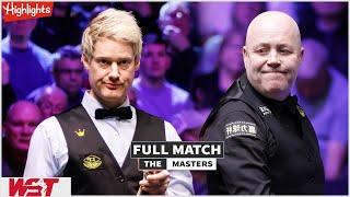 Neil Robertson vs John Higgins Full Match Highlights - The Masters 2025