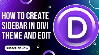 how to create Sidebars with the Divi Theme builder