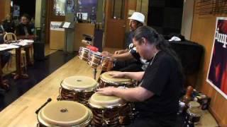 John Santos and Raul Rekow Percussion Clinic