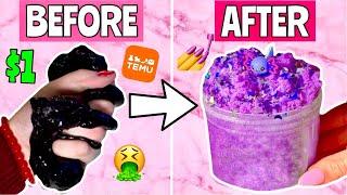 Fixing the CHEAPEST SLIMES OFF THE INTERNET!  DIY Slime Makeover