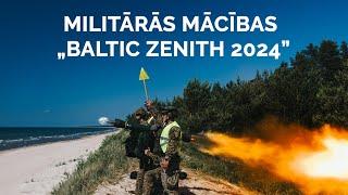 Mācībās „Baltic Zenith 2024” pilnveido iemaņas kaujas šaušanā pa gaisa mērķiem