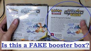 Pokemon Modern Booster Box!? What is FAKE what is REAL!!