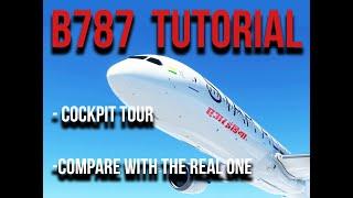 Tutorial B787 MSFS2020 (Series) : Cockpit tour and required Basic Joystick key bindings