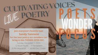 Cultivating Voices "Wonder" - 1Dec2024