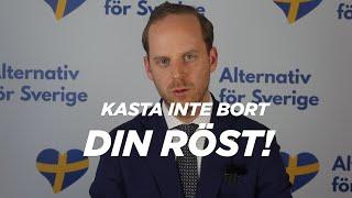 Kasta inte bort din röst!