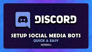 How To Setup Social Media To Discord | Social Media Discord