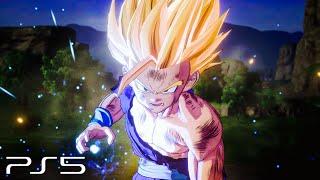 Dragon Ball Z: Kakarot PS5 - Super Saiyan 2 Gohan vs Perfect Cell Boss Fight (4K 60FPS)