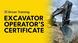 Excavator Training Course