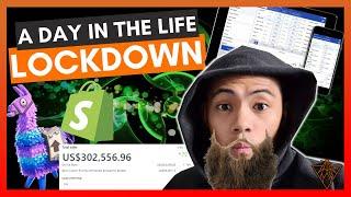 A DAY IN THE LIFE of a DROPSHIPPER | Making $18,500 in Quarantine Live | Jandy Cerezo