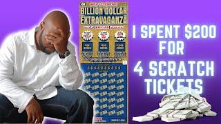 I WON!  Billion Dollar Extravaganza Scratch Ticket!