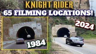 KITT Returns to 65 Famous Knight Rider Filming Locations, 40 Years Later!
