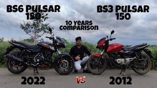 2022 BS6 Pulsar 150 vs 2012 BS3 Pulsar 150 | Changes in 10 Years | Features | Quality | Price? #MxK