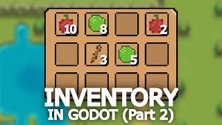 How to Create a INVENTORY in Godot 4 (part 2)