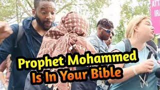 Prophet Mohammed is In Your Bible! Siraj & Christians Speaker's corner