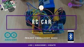 Bluetooth RC Arduino Car | Remote Controlled Bot | Platforuma Projects #10