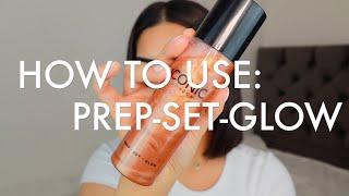 How To Use: Prep-Set-Glow with @HonasBarz