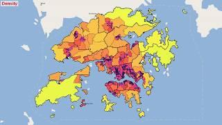 Hong Kong: Map of Constituency Areas