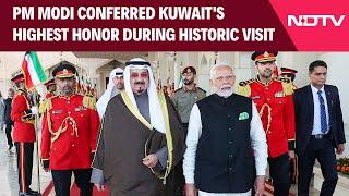 PM Modi News |PM Modi Gets Top Honour In Kuwait, Discusses Strategic Partnership With Top Leadership