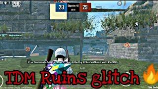 How to glitch pubg mobile lite TDM ruins | pubg mobile lite underground glitch