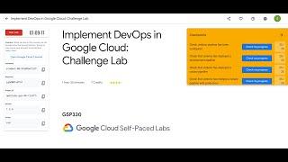 Implement DevOps in Google Cloud: Challenge Lab || [#GSP330] ||    || #Qwiklabs