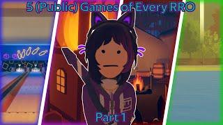 I played 5 PUBLIC games of every RRO.. Part 1