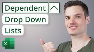 Create Dependent Drop Down Lists in Excel - EASY METHOD