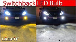 How does Switchback LED Fog Light Bulb work? | Dual-Color, White and Yellow