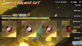 Collecting Superior Purchase Gift UC & Rewards In PUBG Mobile