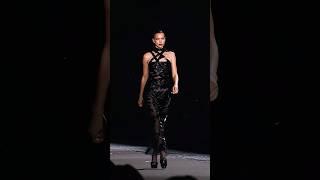 Supermodel Irina Shayk walks at the British Vogue x Luisaviaroma #irinashayk #runway