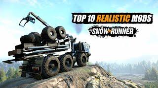 Snowrunner Top 10 Most Realistic mods | All non OP mods