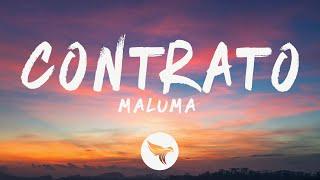 Maluma - Contrato (Letra/Lyrics)