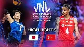 JPN vs.  TUR - Highlights | Week 1 | Women's VNL 2024